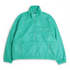 AURALEE 「PURE SILK COMFORT FLEECE HALF ZIP P/O / JADE GREEN」