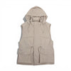 AURALEE「WOOL MAX CANVAS OVER VEST / TOP GRAY BEIGE」