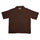 AURALEE 「TUSSAH SILK COTTON MESH KNIT SKIPPER POLO /  BROWN」