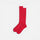 SISTER × UMEDA KNIT「GLITTER LONG SOCKS - RED × TURQUOISE BLUE」
