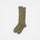 SISTER × UMEDA KNIT「GLITTER LONG SOCKS - KHAKI × GOLD」