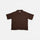 AURALEE 「TUSSAH SILK COTTON MESH KNIT SKIPPER POLO /  BROWN」