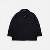 AURALEE 「WOOL MAX CANVAS BLOUSON / BLACK」