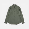 AURALEE 「WASHED FINX TWILL SLIM SHIRT / DARK OLIVE」