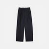 AURALEE 「LIGHT WOOL MAX GABARDINE TWO-TUCK SLACKS / TOP BLACK」