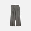 AURALEE 「SUPER LIGHT WOOL TWO-TUCK SLACKS / TOP BROWN」