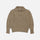 AURALEE「LOW-GAUGE HOMESPUN TWEED KNIT ZIP TURTLE / TOP BROWN」