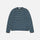 AURALEE「SHETLAND WOOL CASHMERE RIB KNIT P/O - NAVY STRIPE」