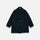 AURALEE 「WOOL HERRINGBONE SHAWL COLLAR COAT / DARK CHARCOAL」
