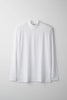 FYNELYNE engineered by LIFiLL 「COTTONY LONG SLEEVE MOCK NECK / WHITE」