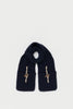 Hender Scheme「knitted pocket scarf / navy」