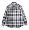 AURALEE 「 WOOL RECYCLED POLYESTER CLOTH SHIRTS / BLACK CHECK 」