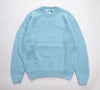 AURALEE 「 BRUSHED SUPER KID MOHAIR KNIT P/O – TURQUOISE BLUE 」