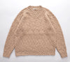 AURALEE 「 WOOL SLUB KNIT V-NECK P/O / BEIGE 」